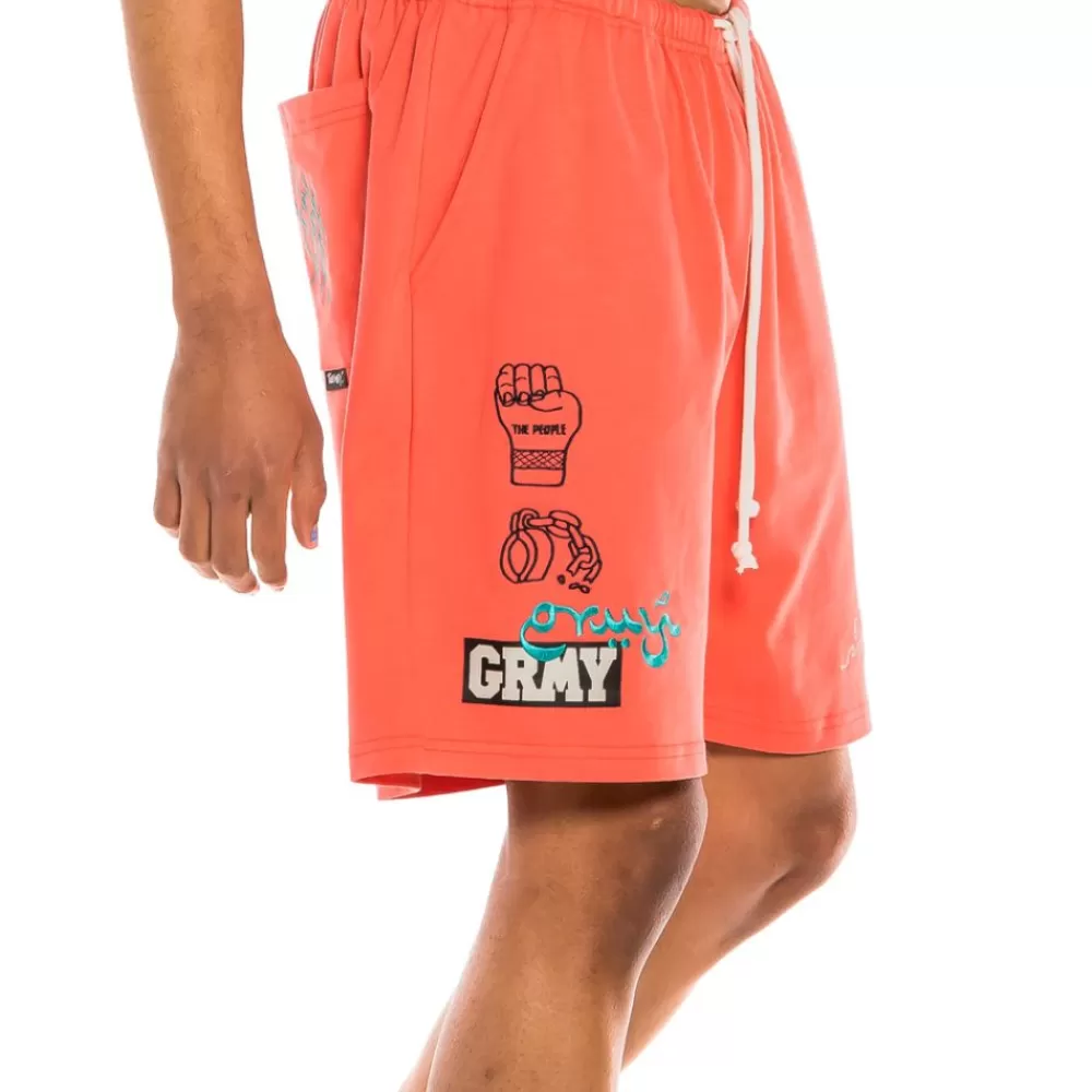 Grimey Bermuda "Day Dreamer" - Coral | Spring 22 Fashion