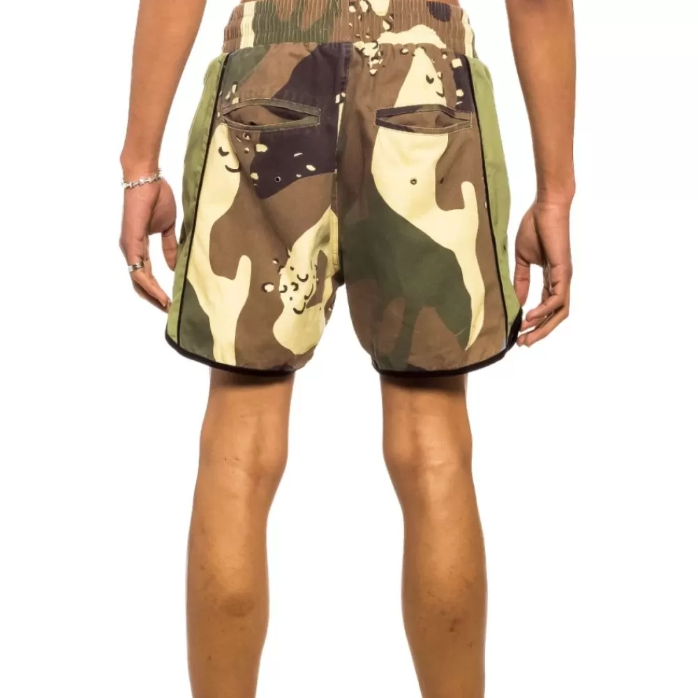 Grimey Bermuda "Glorified" Boxing Shorts - Camo | Spring 22 Clearance