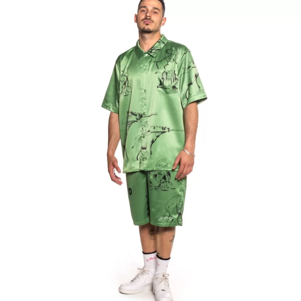 Grimey Bermuda "Hope Unseen Vimana" - Khaki | Summer 21 New