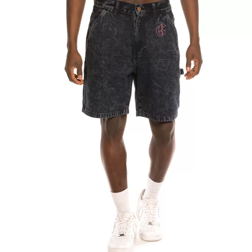 Grimey Bermuda "Liveution" Denim - Black | Spring 21 Flash Sale