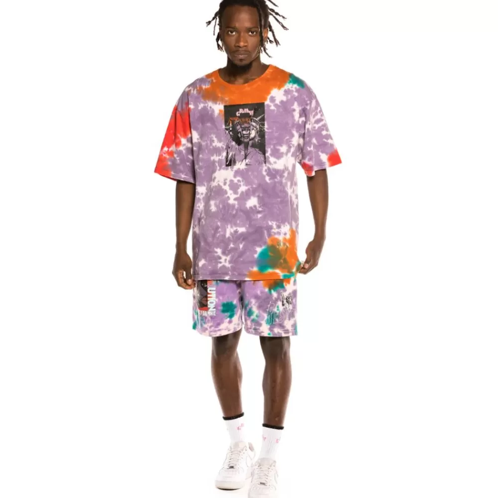 Grimey Bermuda "Liveution Magic 4 Resistance" - Tie Dye | Spring 21 Fashion