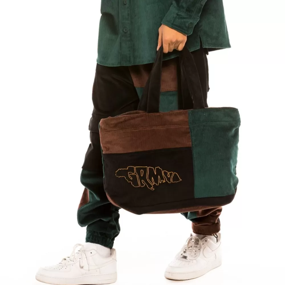 Grimey Bolsa "Tote" Aged Rum Corduroy | Winter 21 - Green Sale