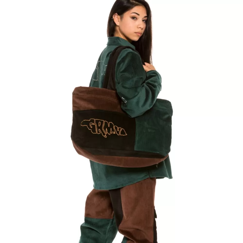 Grimey Bolsa "Tote" Aged Rum Corduroy | Winter 21 - Green Sale