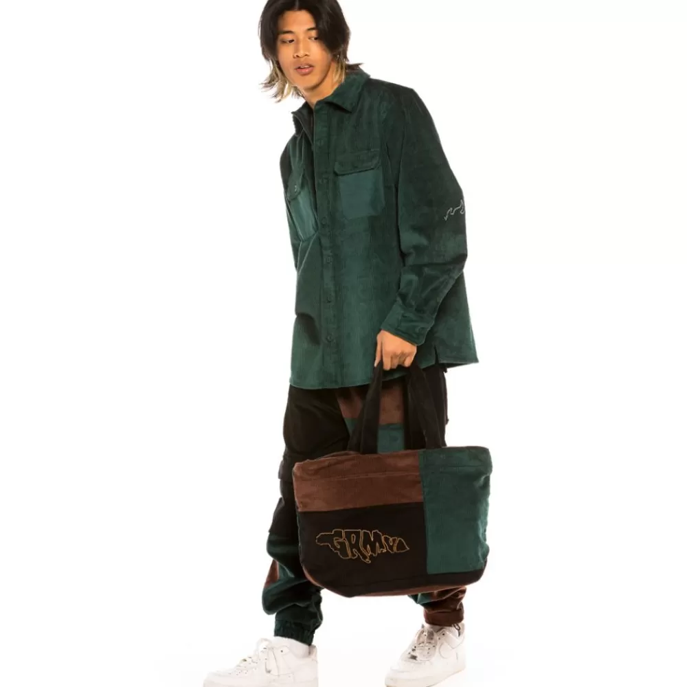 Grimey Bolsa "Tote" Aged Rum Corduroy | Winter 21 - Green Sale