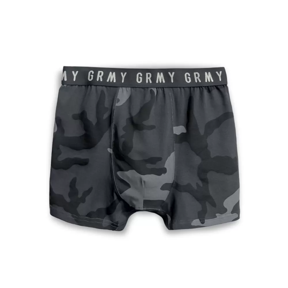 Grimey Boxers Tusker Temple All Over Print - Black | Fw23 Cheap