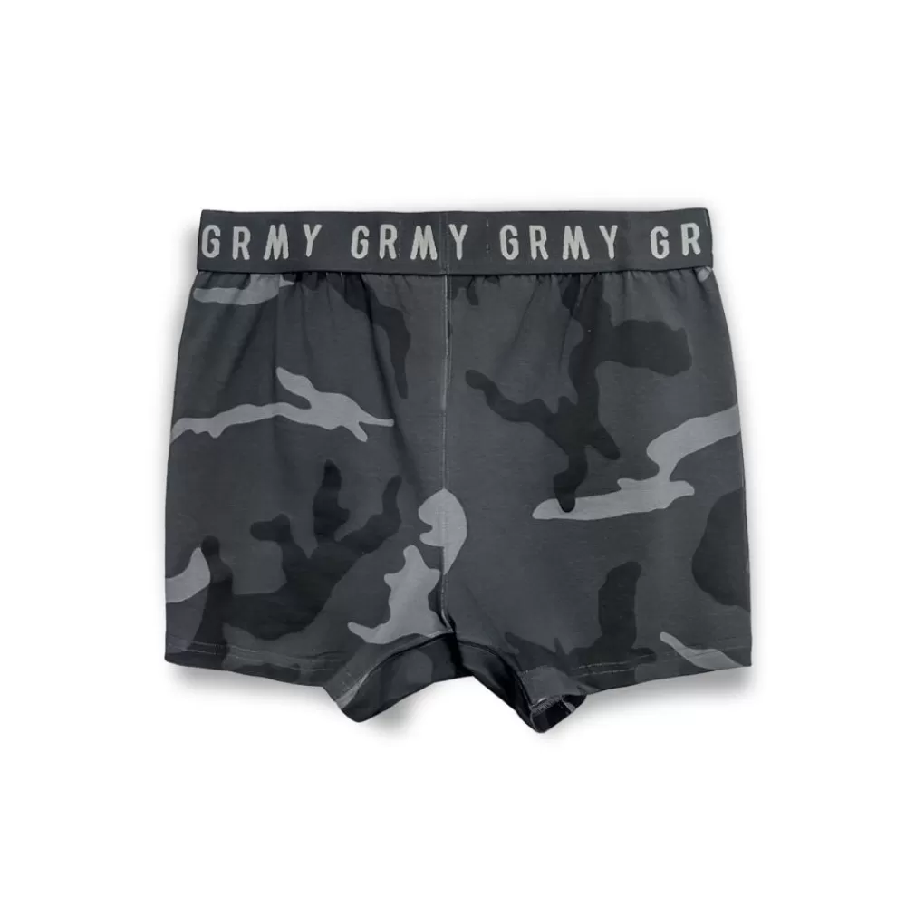 Grimey Boxers Tusker Temple All Over Print - Black | Fw23 Cheap