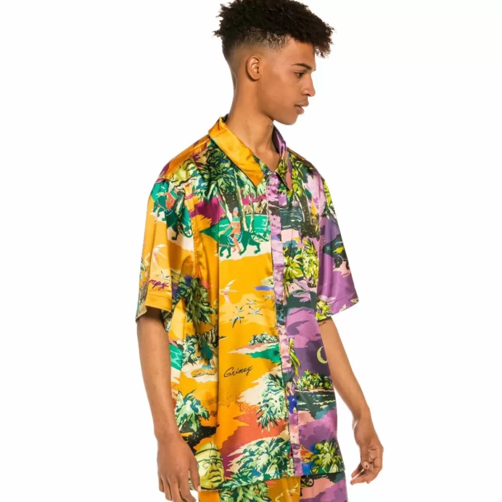 Grimey Camisa "Ocean Gateways" Button Up - Multicolor | Summer 22 Flash Sale