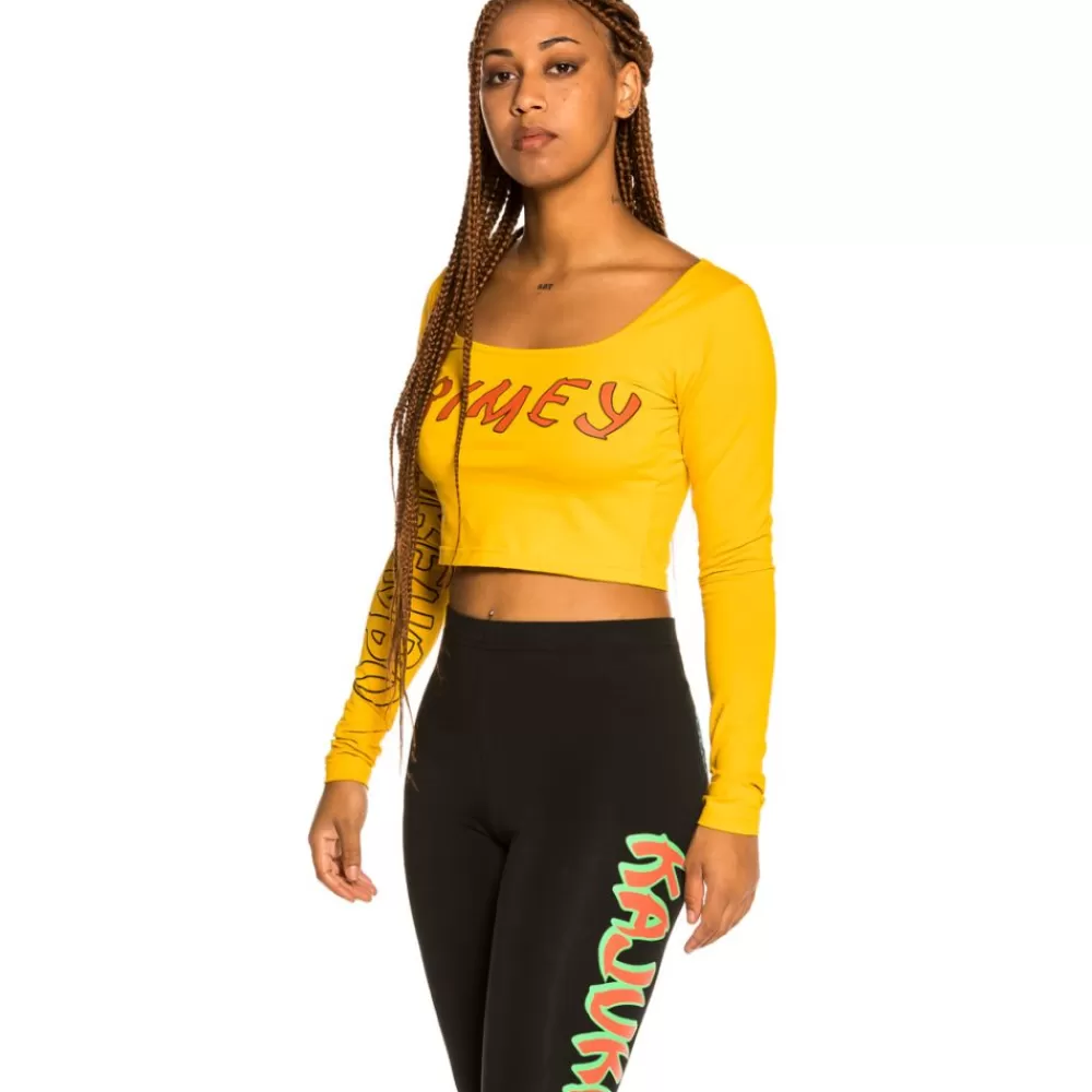 Grimey Camiseta Corta De Chica "Destroy All Fear" Ls - Yellow | Fall 21 New