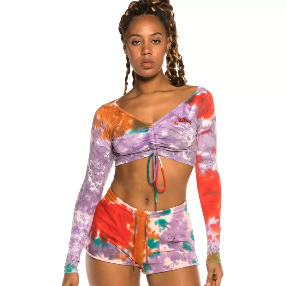 Grimey Camiseta Corta De Chica Liveution Ls - Tie Dye | Spring 21 Cheap