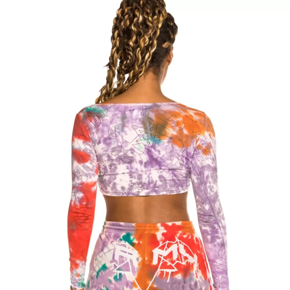 Grimey Camiseta Corta De Chica Liveution Ls - Tie Dye | Spring 21 Cheap