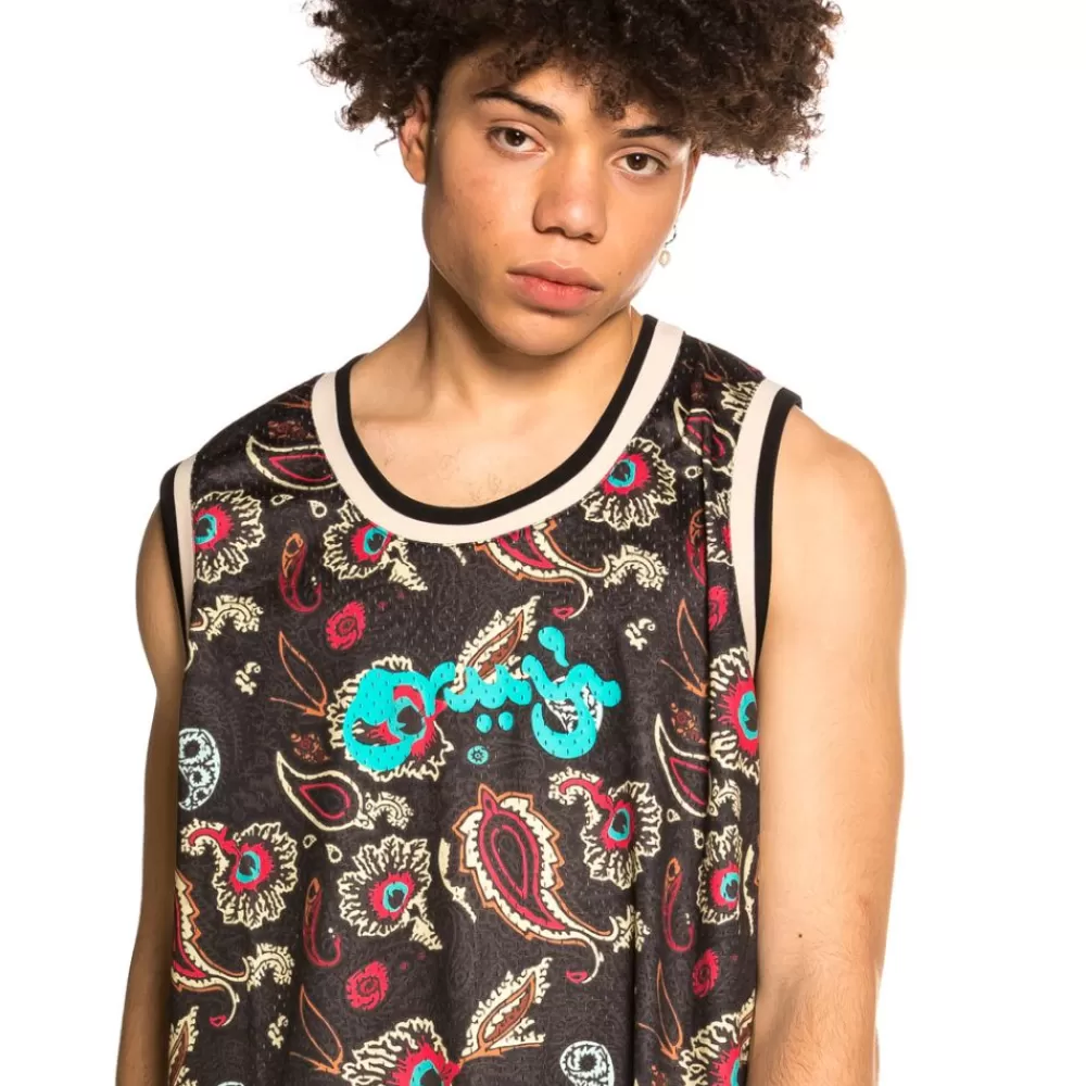 Grimey Camiseta De Tirantes "Hope Unseen" All Over Print Mesh - Black | Summer 21 Best
