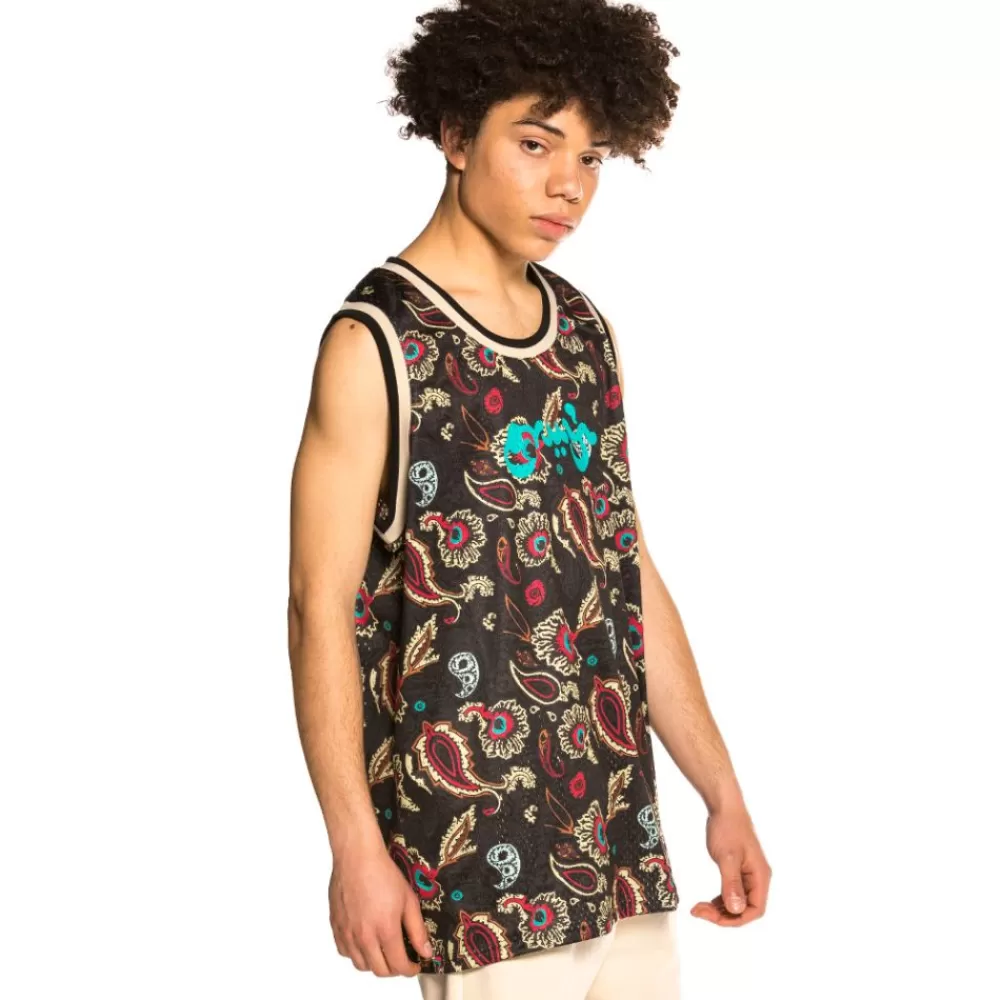 Grimey Camiseta De Tirantes "Hope Unseen" All Over Print Mesh - Black | Summer 21 Best