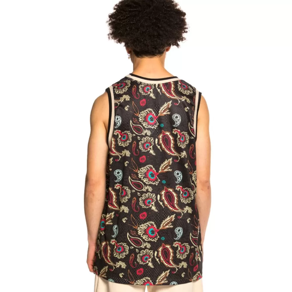 Grimey Camiseta De Tirantes "Hope Unseen" All Over Print Mesh - Black | Summer 21 Best