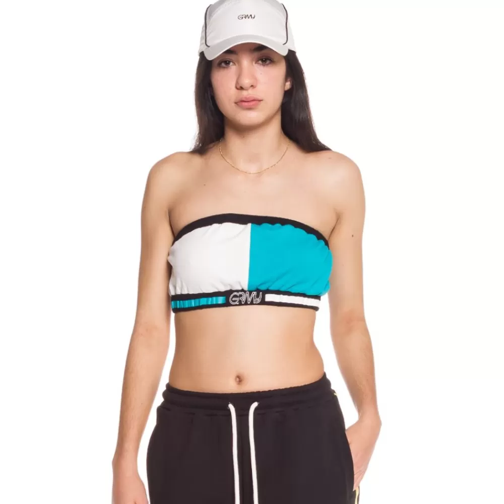 Grimey Camiseta Chica Mangusta V8 Top Ss18 Blue Ii Clearance