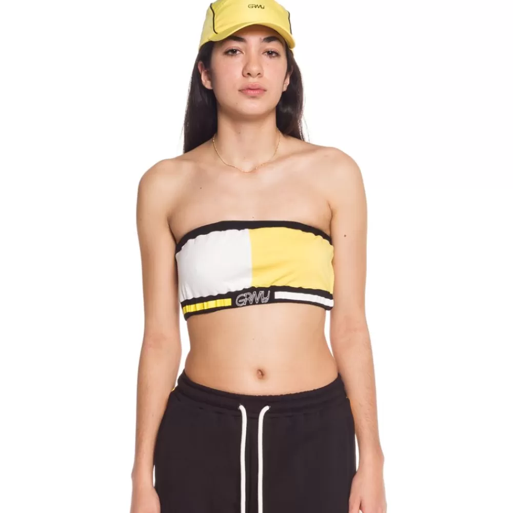 Grimey Camiseta Chica Mangusta V8 Top Ss18 Yellow Hot