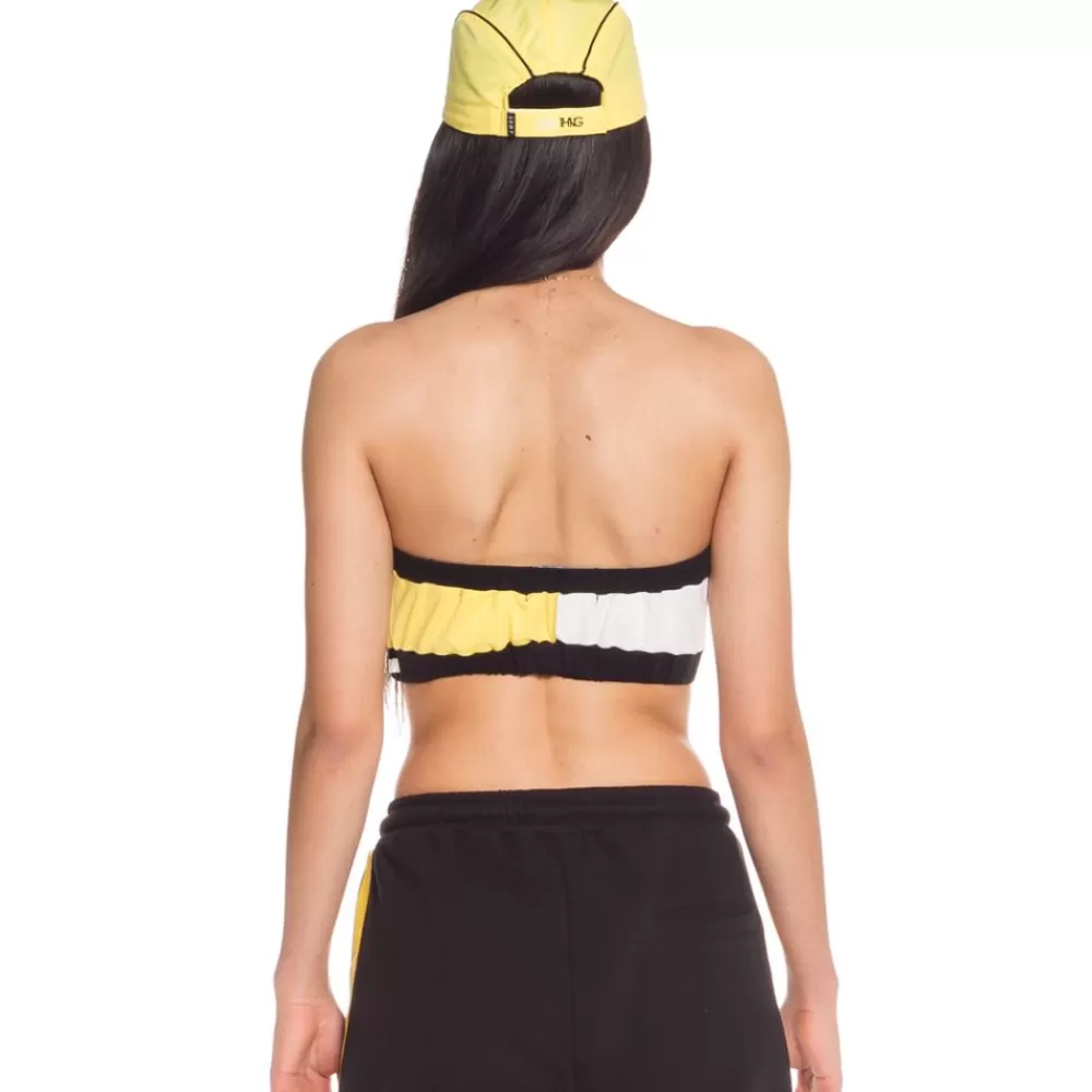 Grimey Camiseta Chica Mangusta V8 Top Ss18 Yellow Hot
