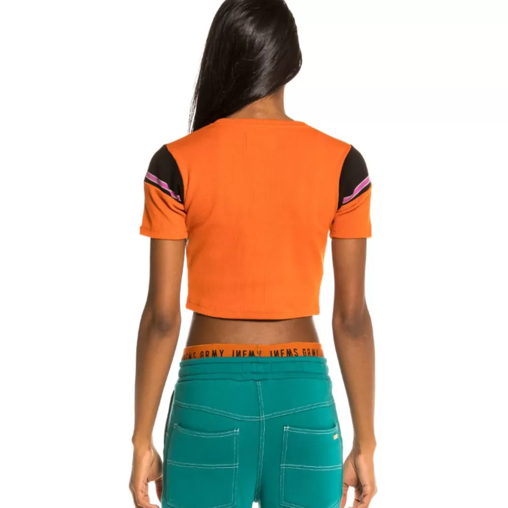 Grimey Camiseta Chica Nite Marauder Girl Crop Top Fw20 Brick Shop