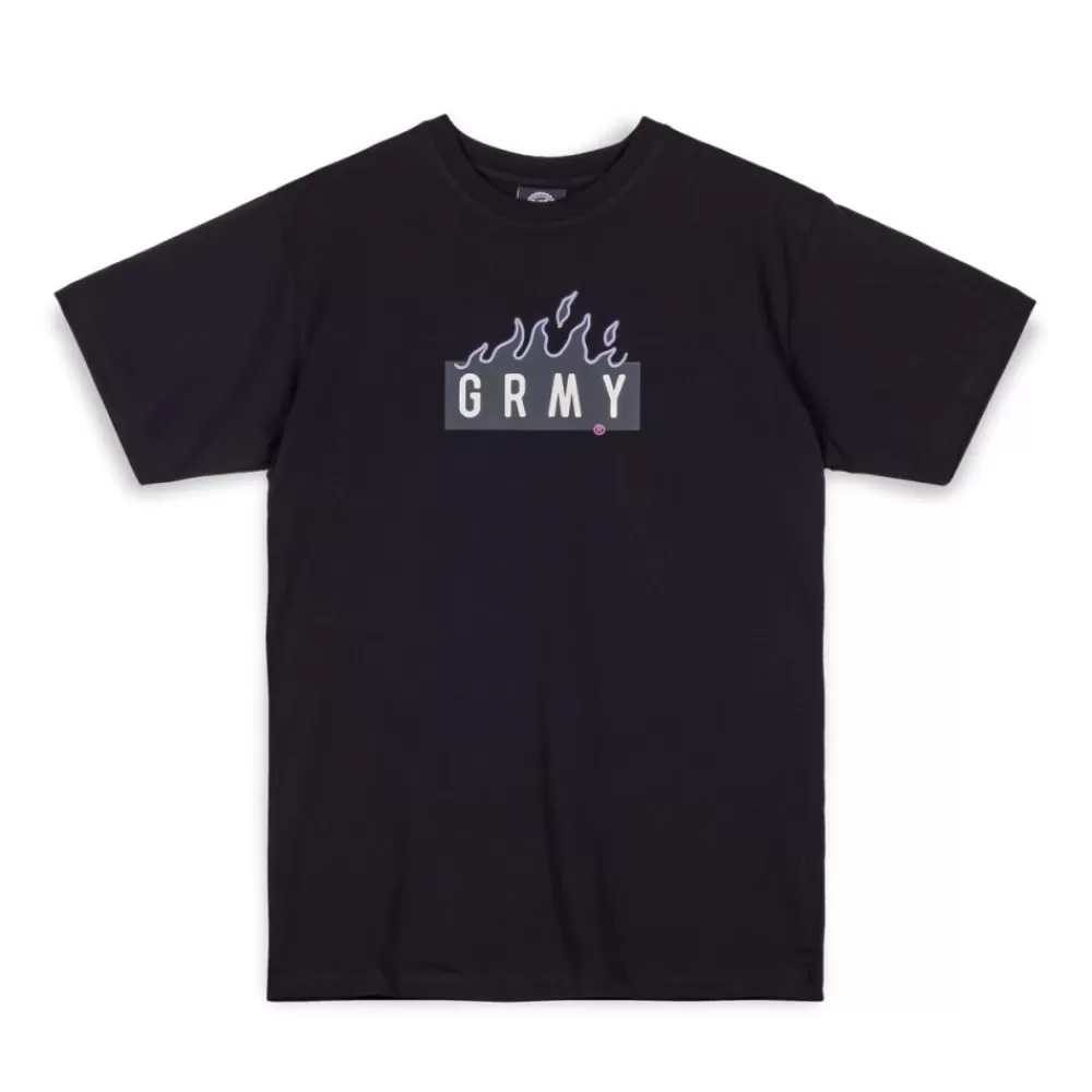 Grimey Camiseta Cloven Tongues Grmy Regular - Black | Summer 23 Flash Sale