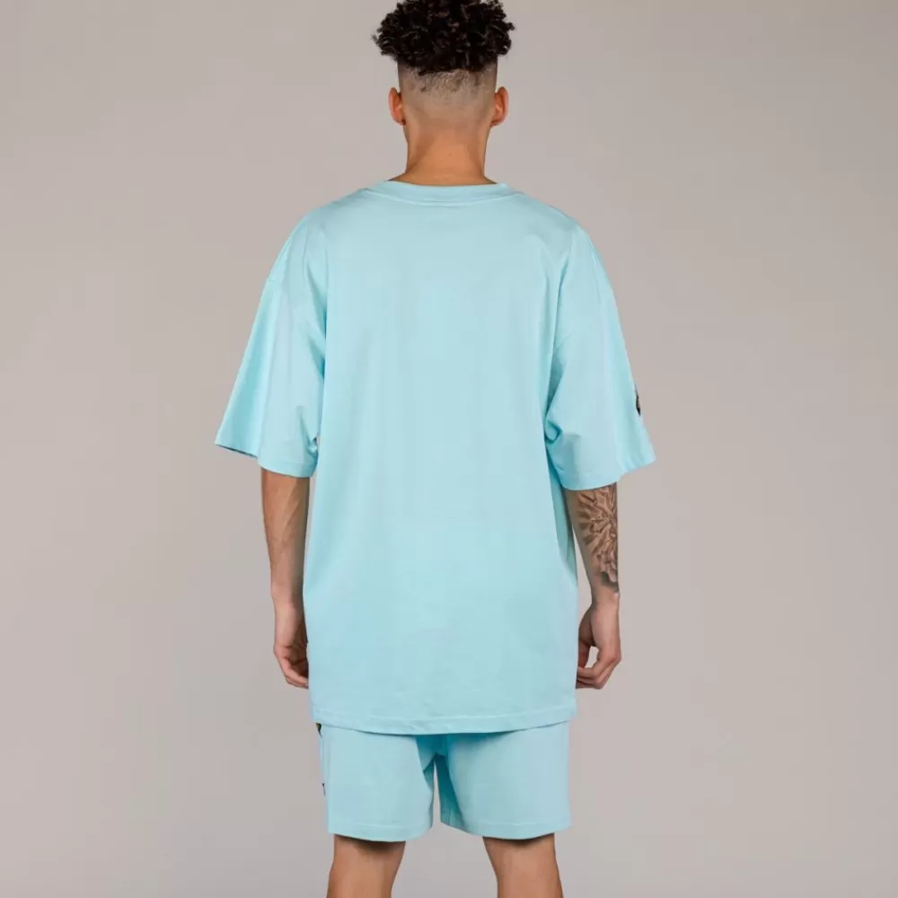 Grimey Camiseta Cloven Tongues Oversized - Blue | Summer 23 Hot