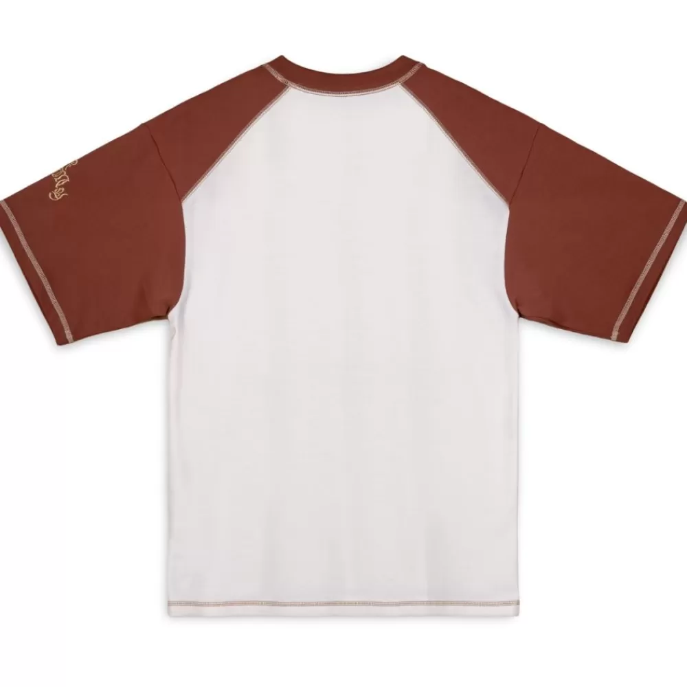 Grimey Camiseta Fire Route Bicolor - White | Spring 23 Clearance