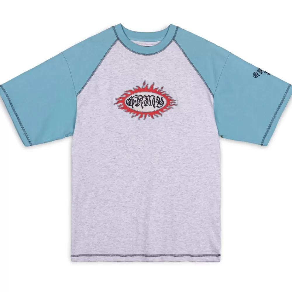 Grimey Camiseta Fire Route Bicolor Oversized - Blue | Spring 23 Shop