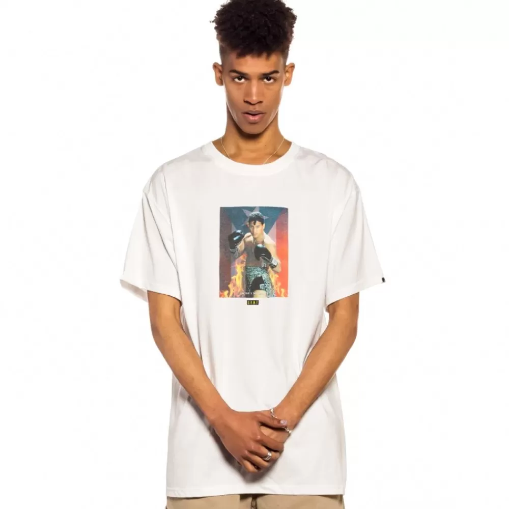 Grimey Camiseta "Hacha Y Machete" - White | Summer 22 Outlet