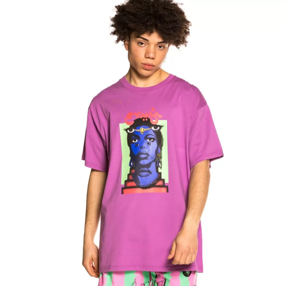 Grimey Camiseta "High Priestess" - Dark Purple | Summer 21 Store