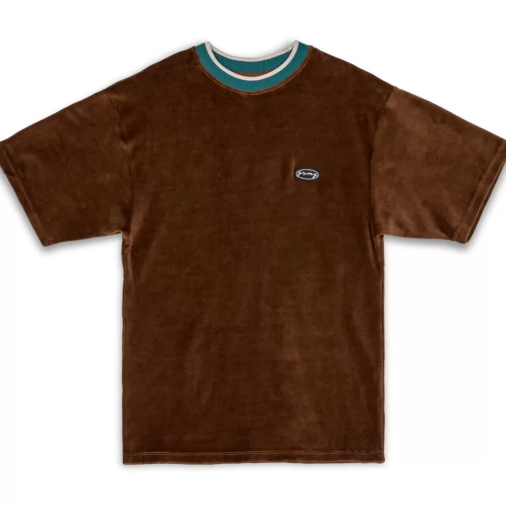 Grimey Camiseta "Iam" Velvet - Brown | Fall 22 Clearance