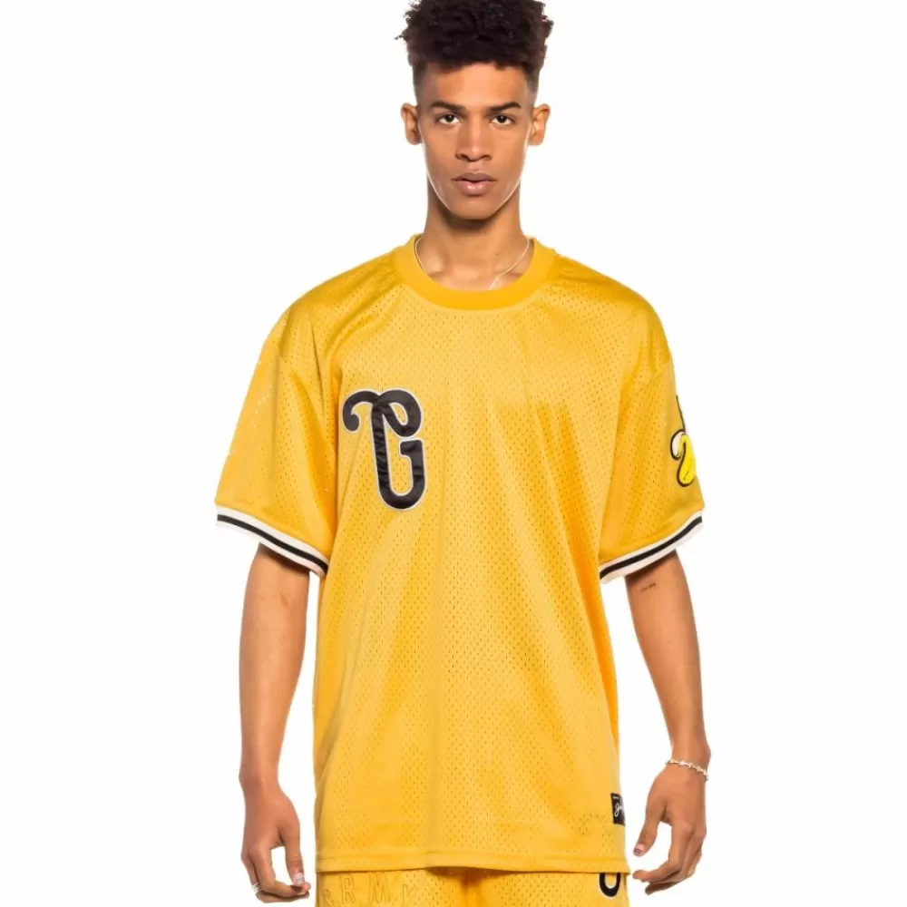 Grimey Camiseta "Jungle Punch" Mesh - Yellow | Spring 22 Store