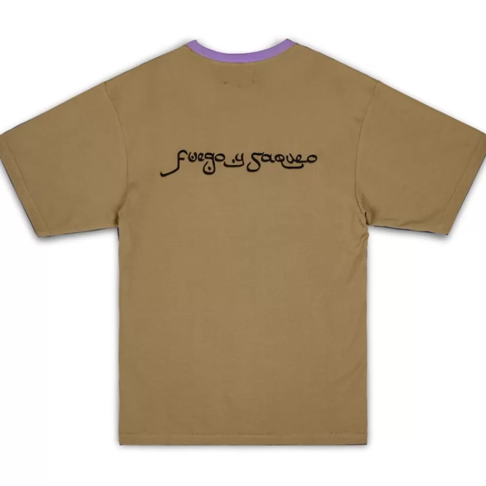 Grimey Camiseta "Lost Boys" Heavyweight - Brown | Winter 22 New