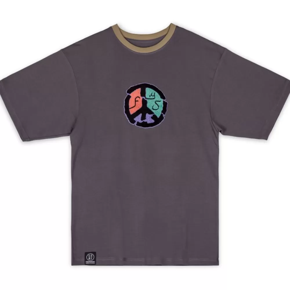 Grimey Camiseta "Lost Boys" Tie & Dye Heavyweight - Anthracite | Winter 22 Store
