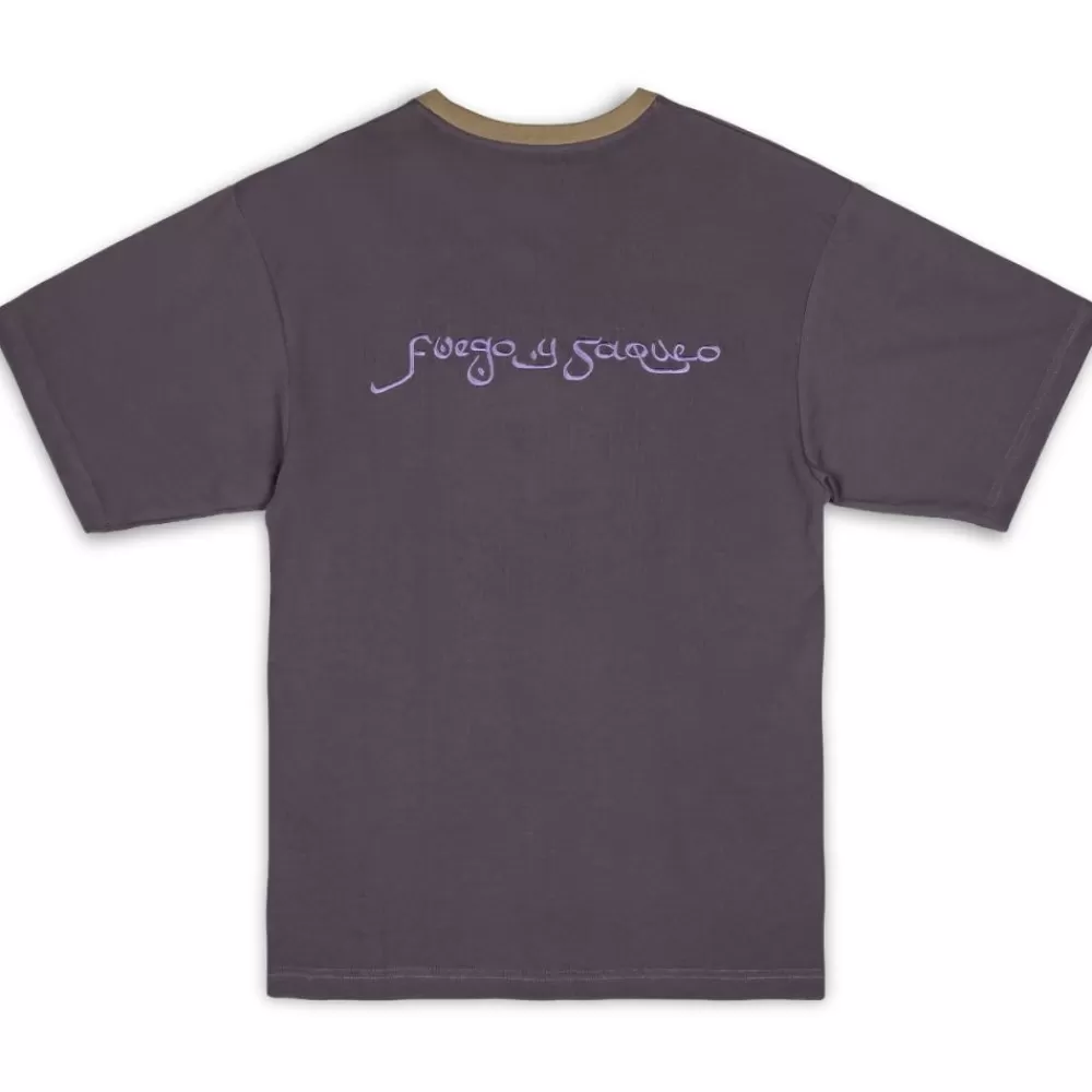 Grimey Camiseta "Lost Boys" Tie & Dye Heavyweight - Anthracite | Winter 22 Store