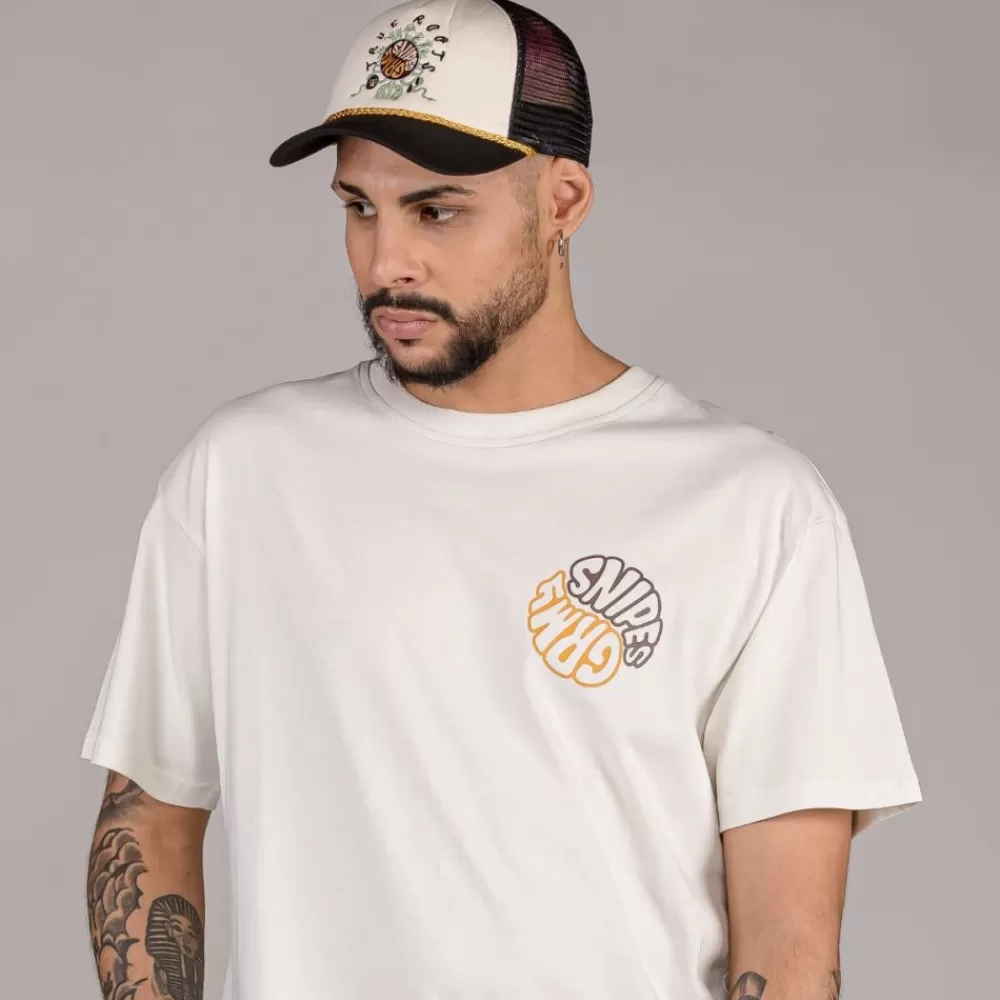 Grimey Camiseta "Snipes X True Roots" - White | Fall 22 Sale