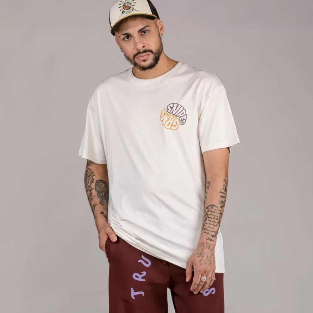 Grimey Camiseta "Snipes X True Roots" - White | Fall 22 Sale