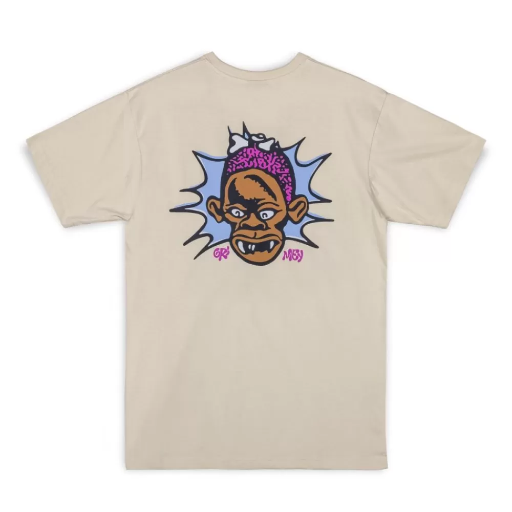 Grimey Camiseta The Brute Force Regular - Cream | Summer 23 Discount