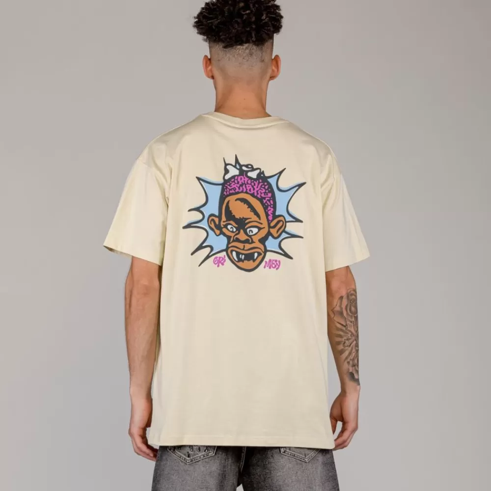 Grimey Camiseta The Brute Force Regular - Cream | Summer 23 Discount