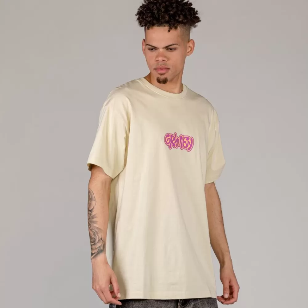 Grimey Camiseta The Brute Force Regular - Cream | Summer 23 Discount