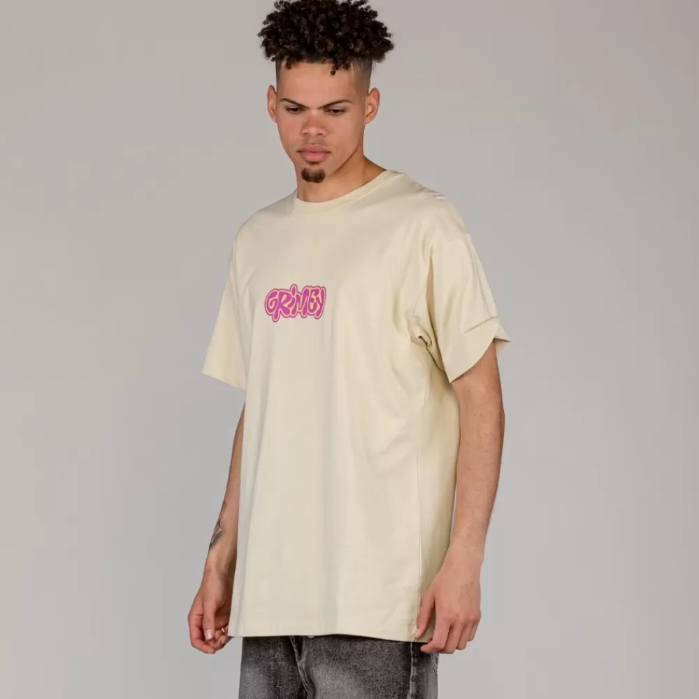 Grimey Camiseta The Brute Force Regular - Cream | Summer 23 Discount