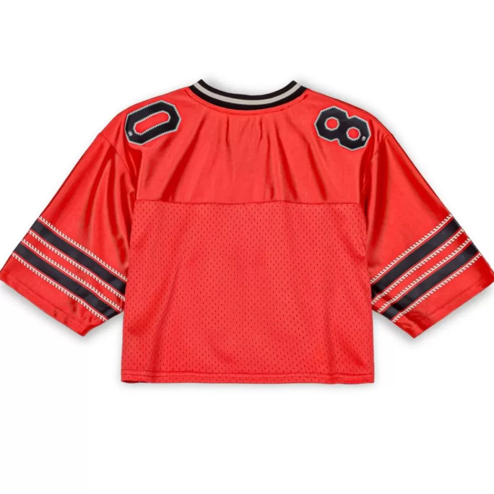 Grimey Camiseta The Clout Mesh Crop Girl - Red | Spring 23 Shop