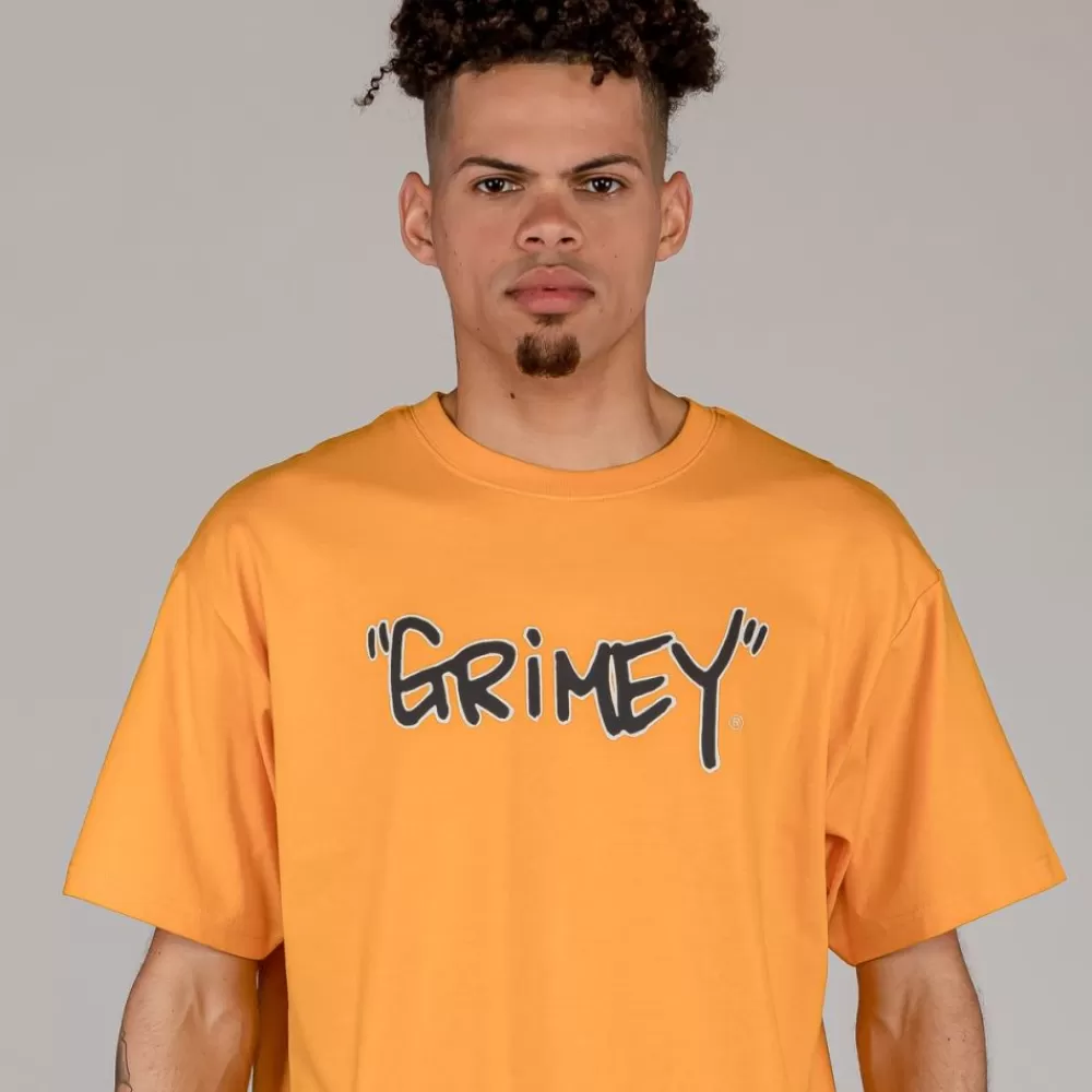 Grimey Camiseta The Tag Regular - Orange | Summer 23 Cheap