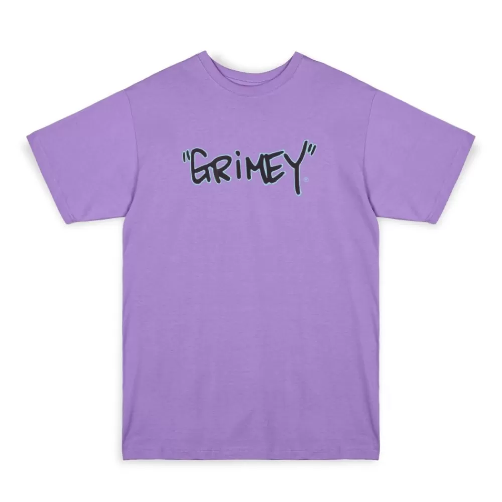 Grimey Camiseta The Tag Regular - Violet | Summer 23 Flash Sale