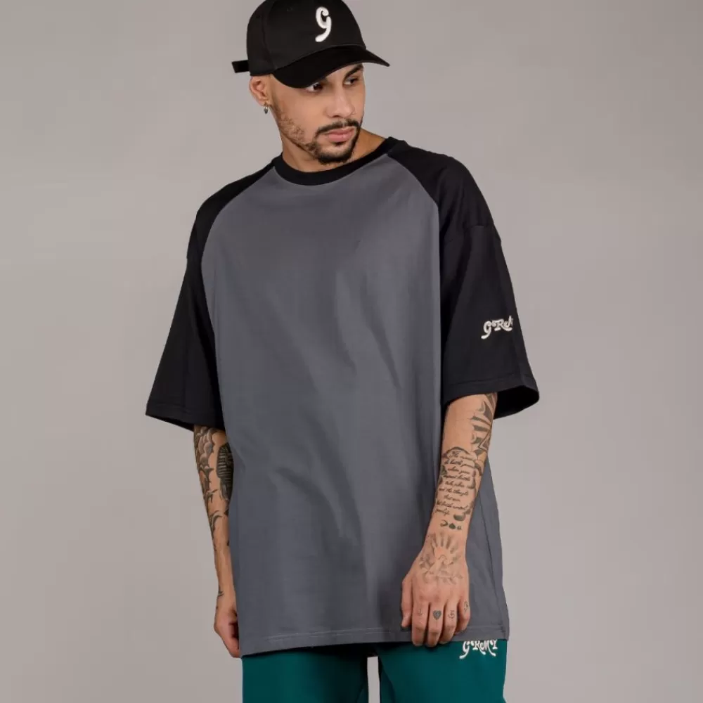 Grimey Camiseta "Westbound" Oversize - Dark Grey | Fall 22 Shop