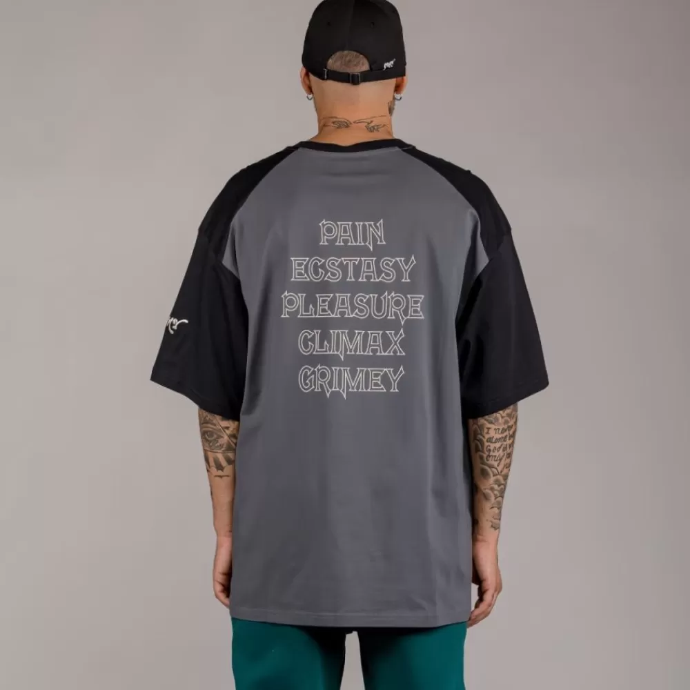 Grimey Camiseta "Westbound" Oversize - Dark Grey | Fall 22 Shop