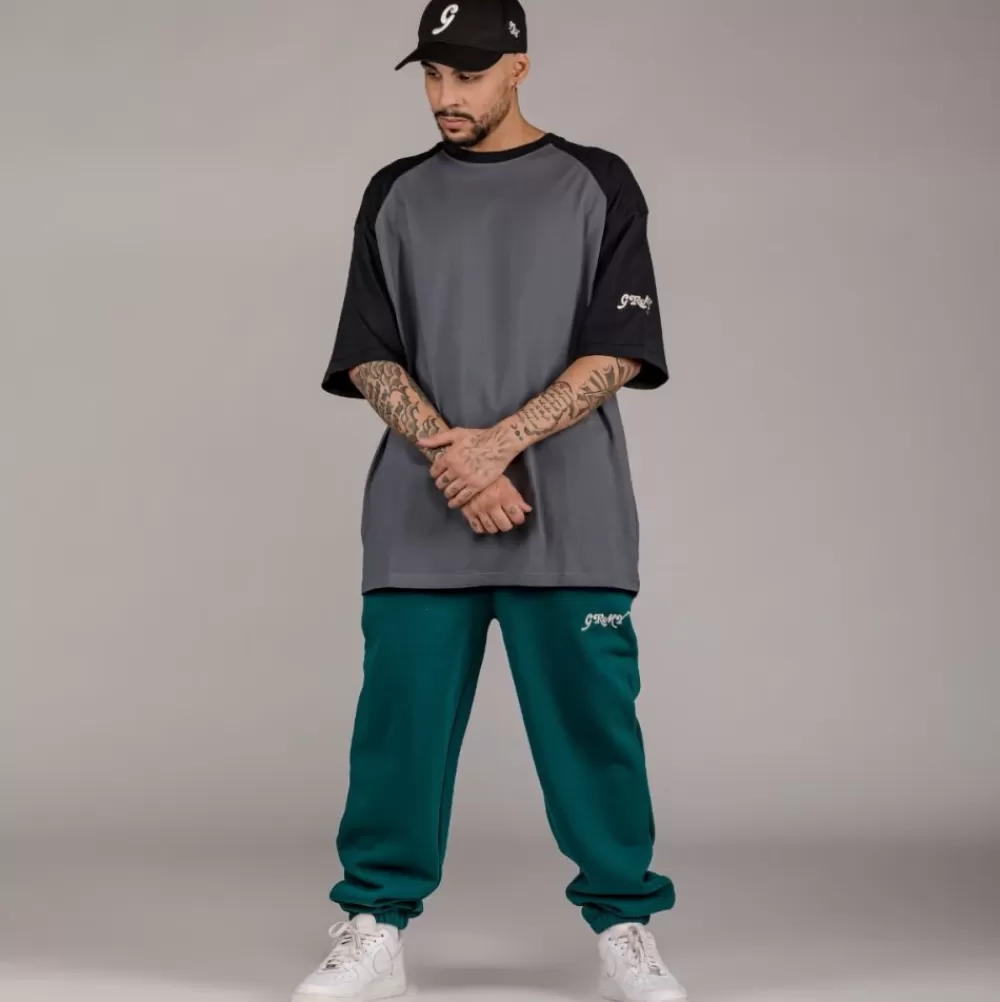 Grimey Camiseta "Westbound" Oversize - Dark Grey | Fall 22 Shop