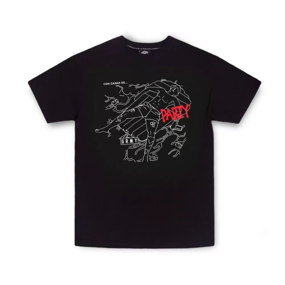 Grimey Camiseta X Kru2 Black + Poster De Regalo (Edicion Limitada) Store