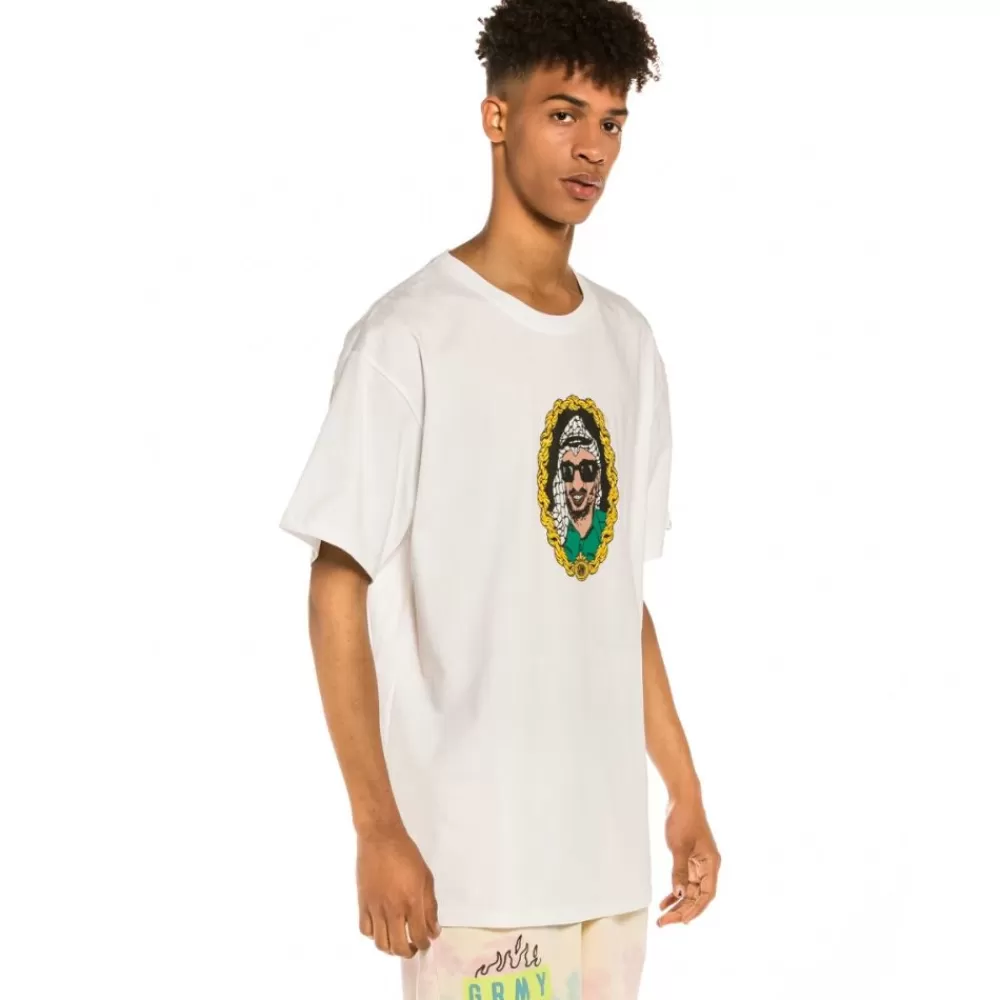Grimey Camiseta "Yasir" - White | Summer 22 Clearance