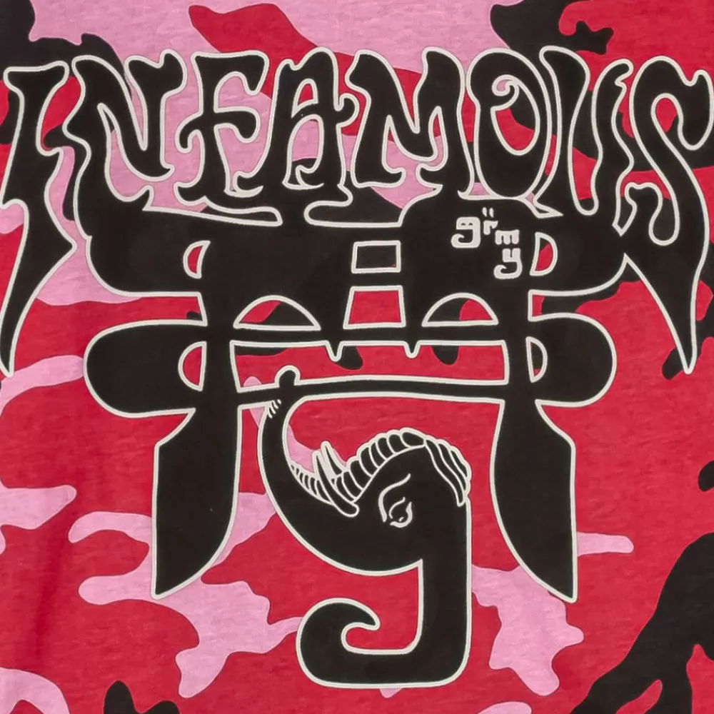 Grimey Camiseta Manga Larga All Over Print Tusker Temple - Red | Fw23 Best Sale