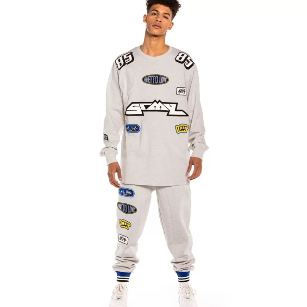 Grimey Camiseta Manga Larga "Arch Rival" - Sport Grey | Spring 22 New