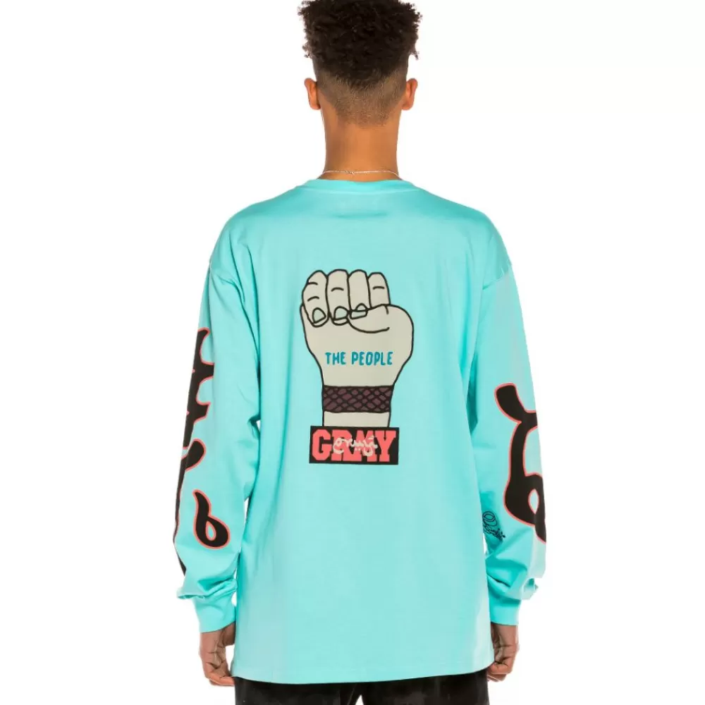 Grimey Camiseta Manga Larga "Day Dreamer" - Blue | Spring 22 Flash Sale