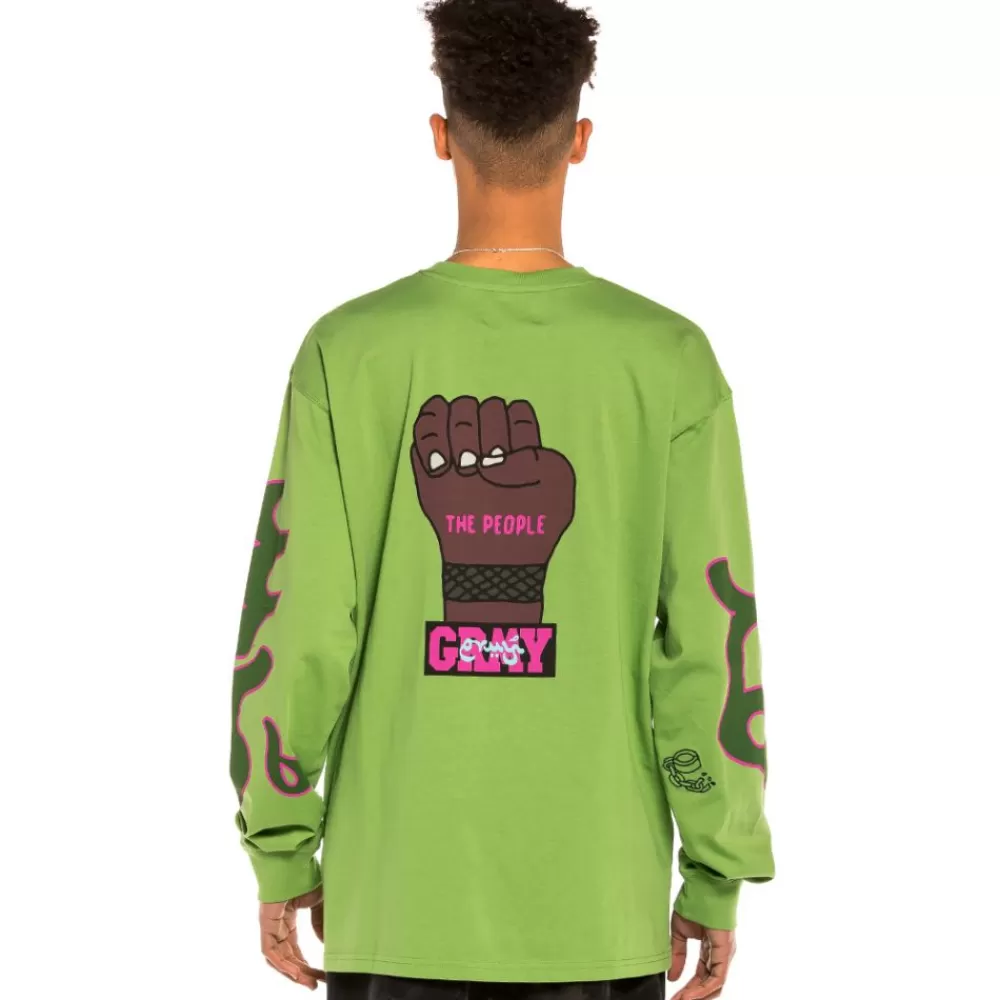 Grimey Camiseta Manga Larga "Day Dreamer" - Green | Spring 22 Shop